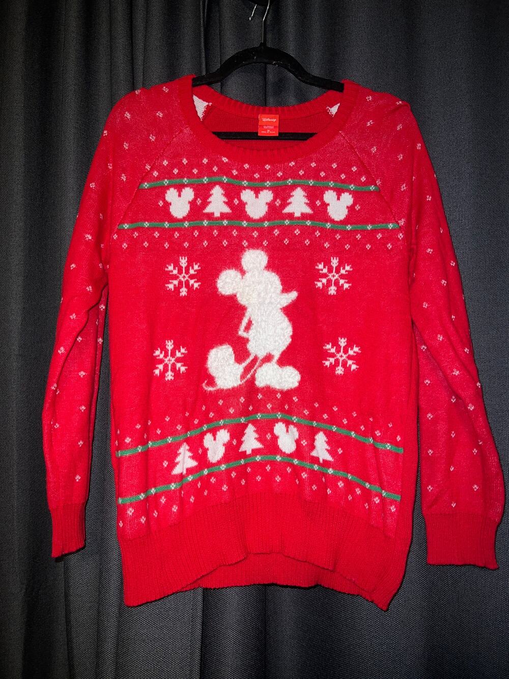 Ugly Christmas Sweater Xmas Size Medium Disney